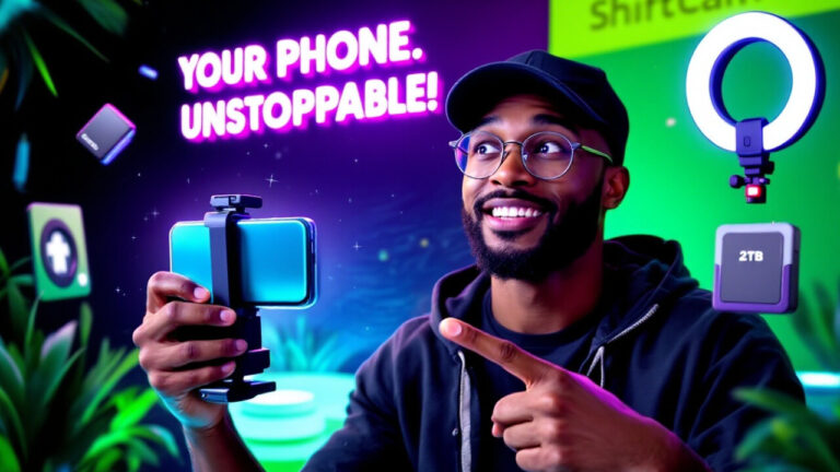 Discover ShiftCam's latest innovations in mobile technology, designed to enhance your photography and videography experience. Explore the Snap G Pro, portable studio light, and the world's smallest SSD for professional-quality content creation on your smartphone.